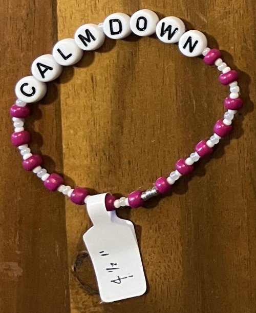 Taylor Swift CALM DOWN Bracelet, 4.5" long